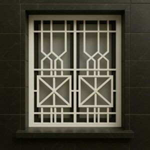 حفاظ پنجره هندسی مدرن در خرم آباد