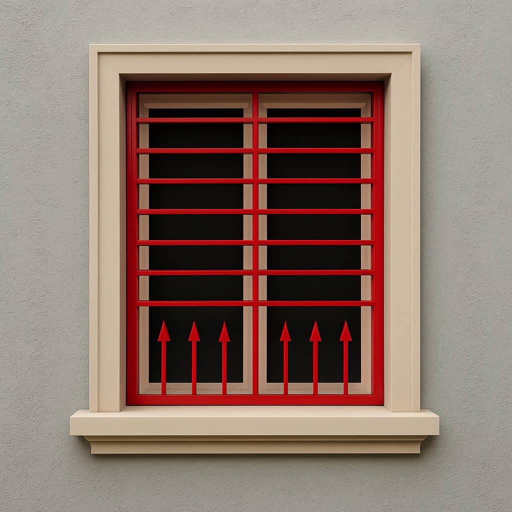 حفاظ پنجره تیغدار در خرم آباد