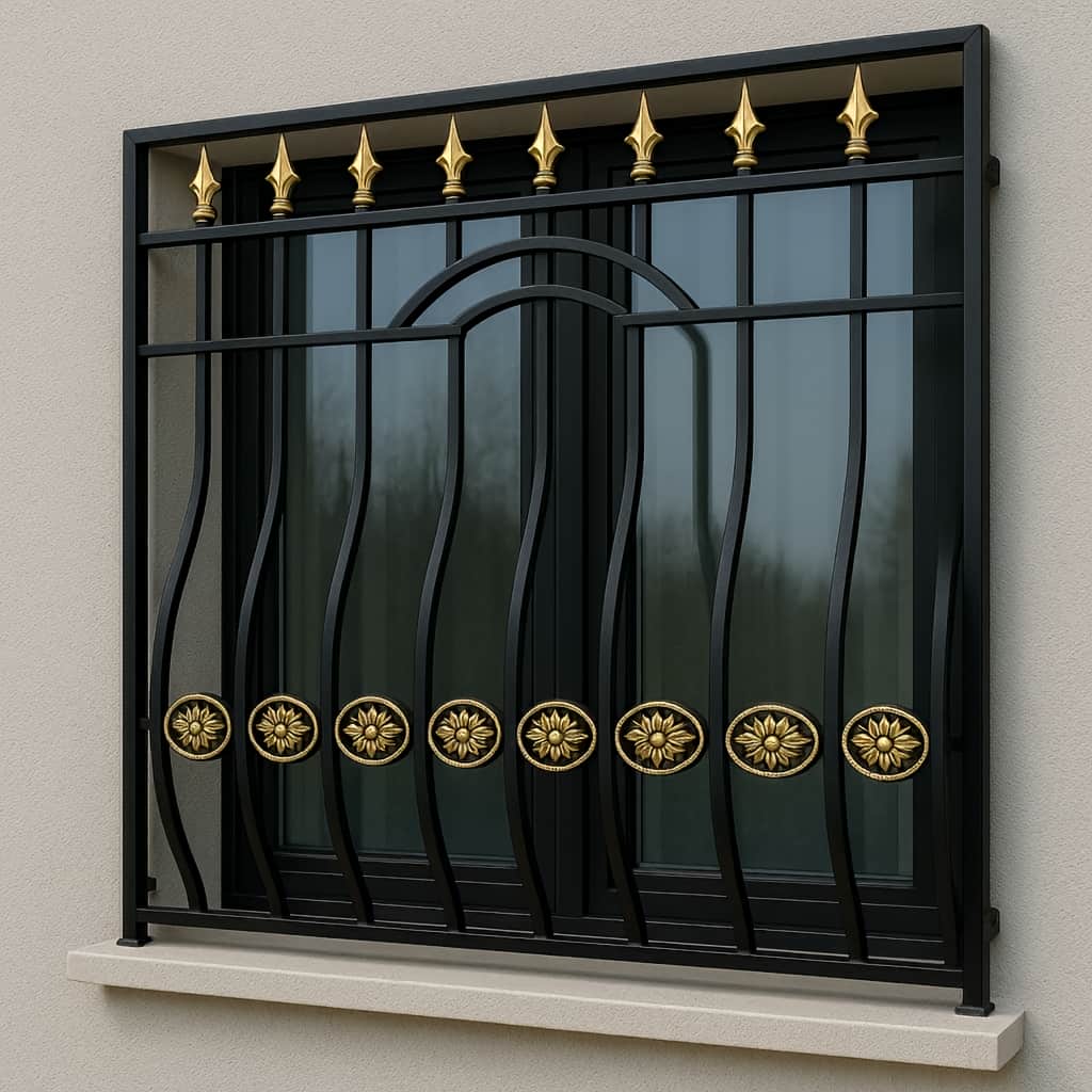 حفاظ پنجره موج سرنیزه دار در خرم آباد