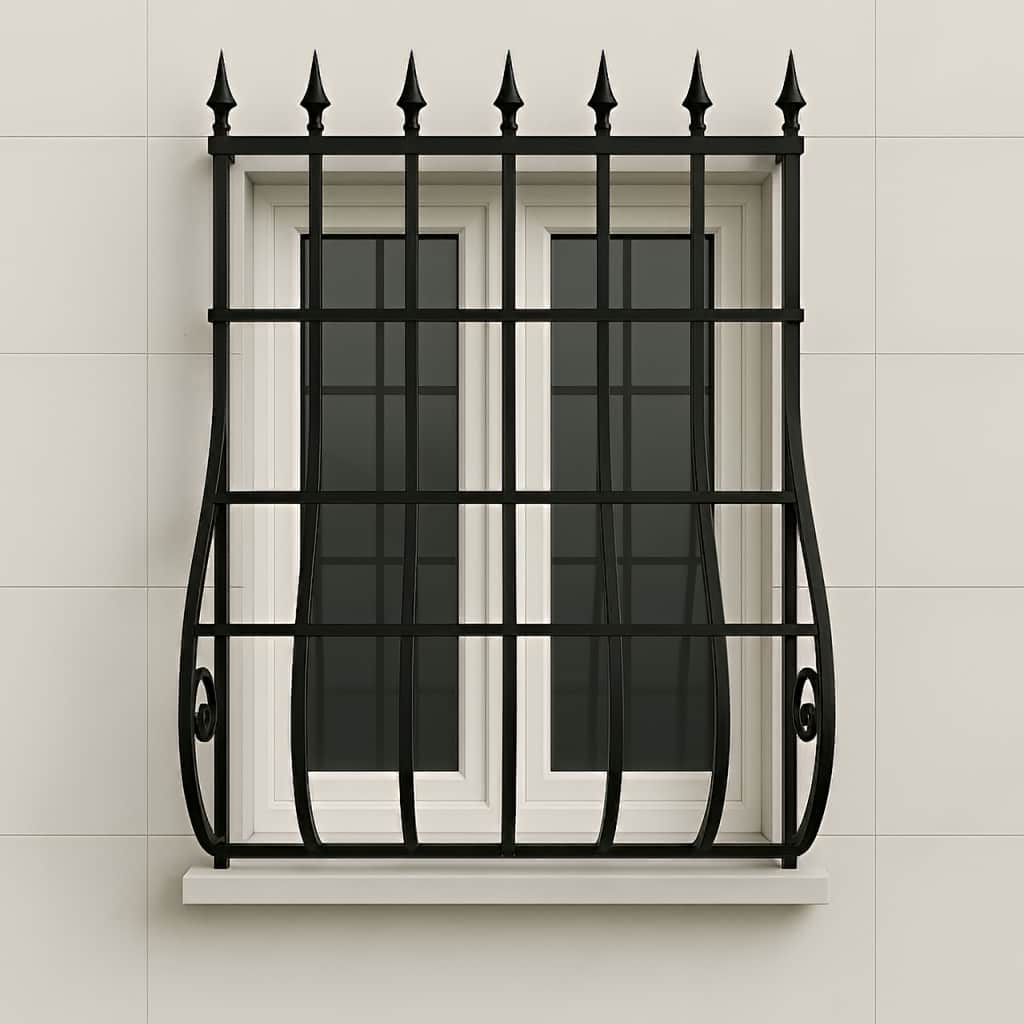 حفاظ پنجره قوس دار در خرم آباد