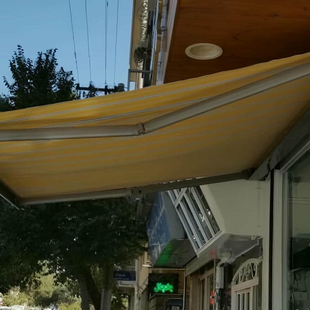 سایبان برقی در خرم آباد برای مغازه