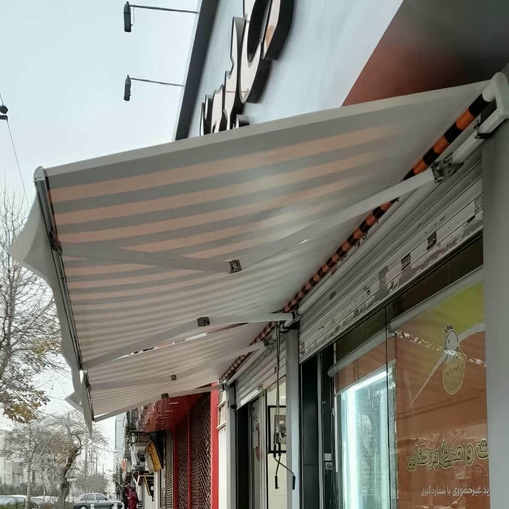 سایبان برقی برای رستوران‌ها در خرم آباد