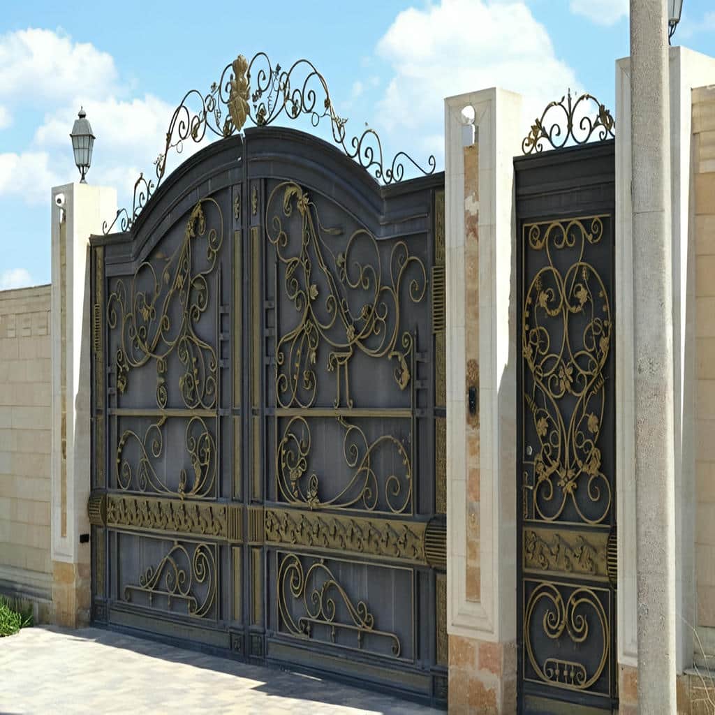 خرید درب فلزی لوکس با متریال در خرم آباد