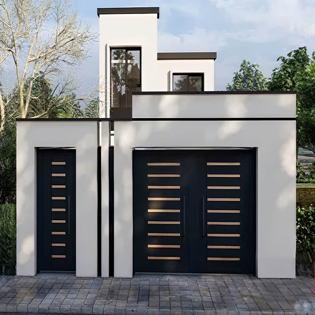 قیمت درب فلزی مدرن لیان برای ساختمان در خرم آباد