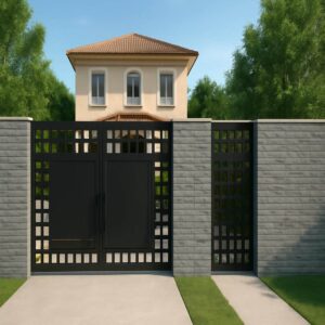 درب فلزی مدرن کوآدرا در خرم آباد