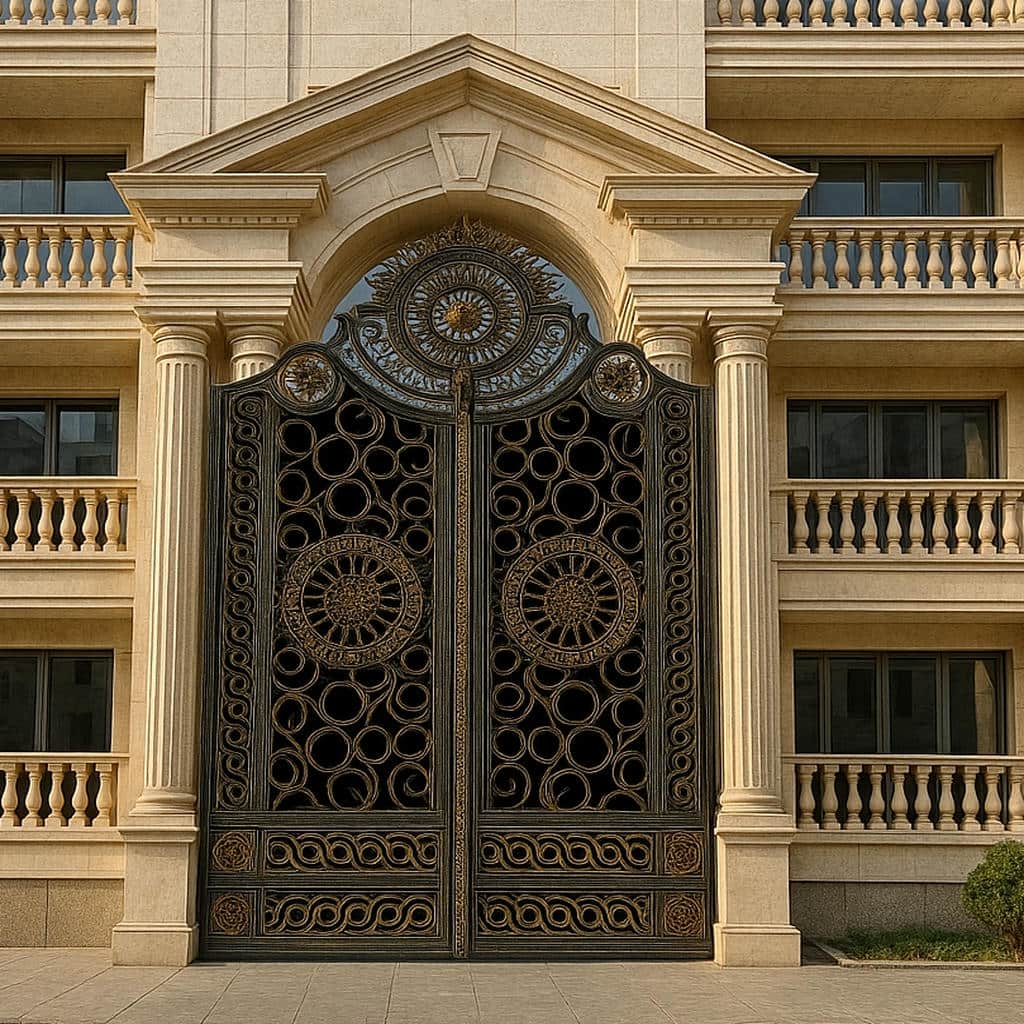 نصب درب فلزی ورساچه برای ورودی در خرم آباد