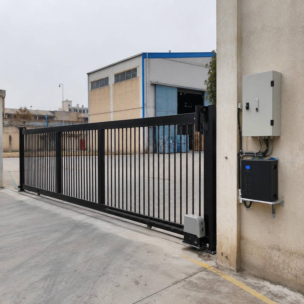 جک پارکینگ با UPS در خرم آباد با موتور ریلی کنار ورودی