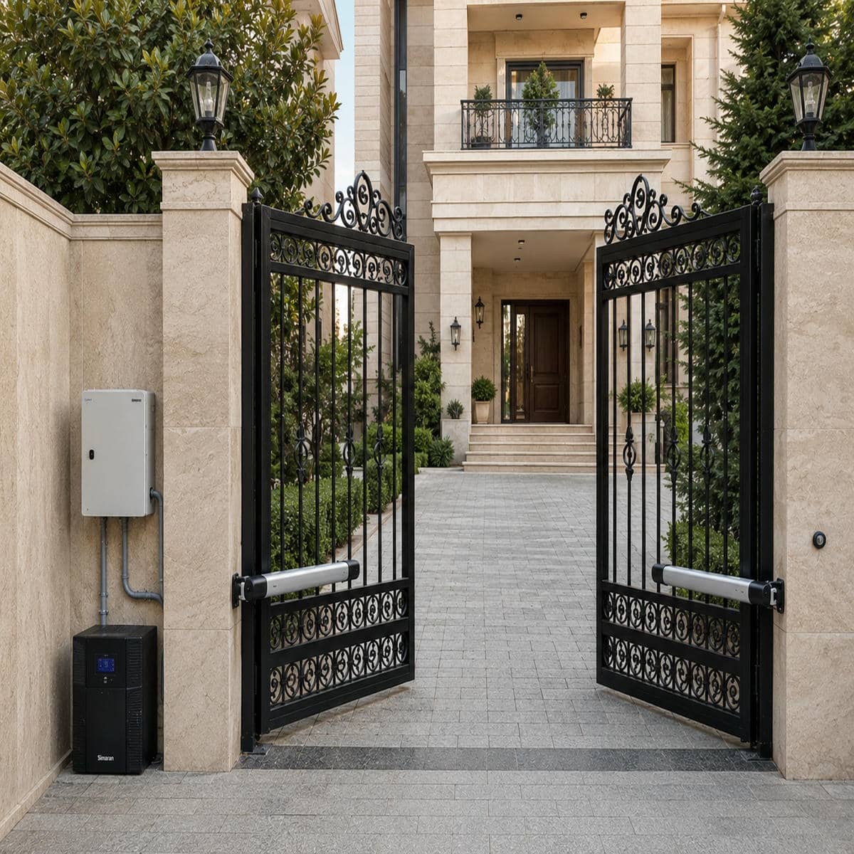 جک پارکینگ با UPS در خرم آباد هنگام تست قطع برق