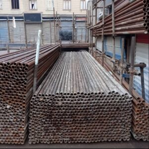 لوله داربست فولادی سالم برای سازه موقت در خرم آباد