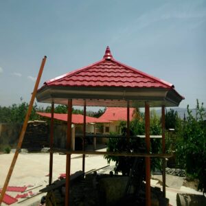 آردواز فلزی شیک برای نمای ویلا در خرم آباد