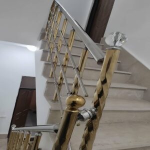 نرده استیل گرید 304 ضدزنگ در خرم آباد با سطح براق