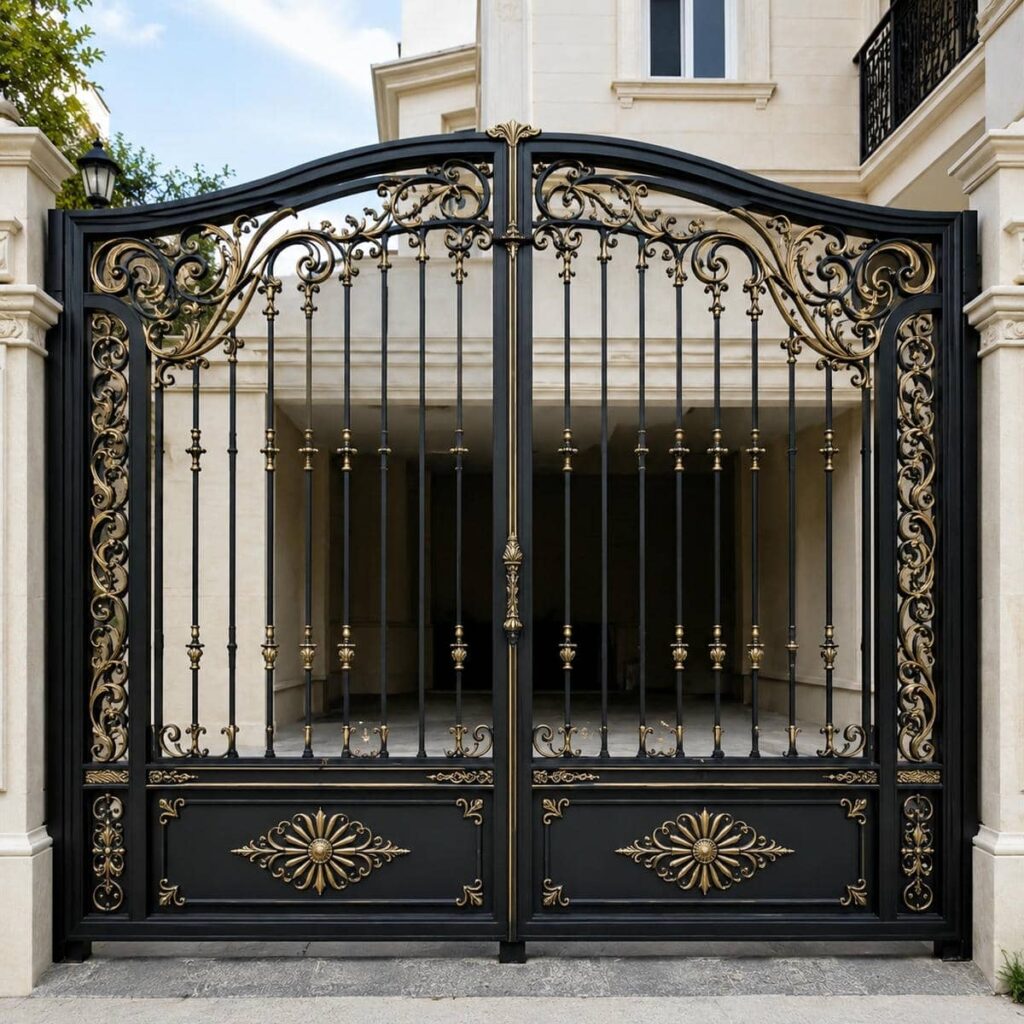 11 نمونه درب آهنی برش لیزری ورودی در خرم آباد