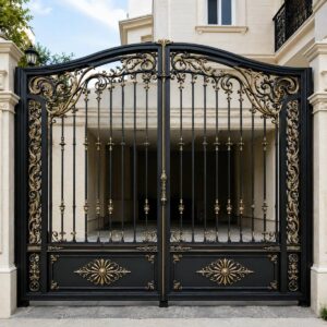 11 نمونه درب آهنی برش لیزری ورودی در خرم آباد