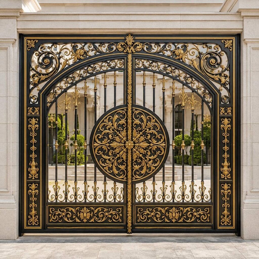 درب پارکینگ پنل مشبک لیزری با طرح هندسی در خرم آباد درب پارکینگ پنل مشبک لیزری با طرح هندسی در خرم آباد