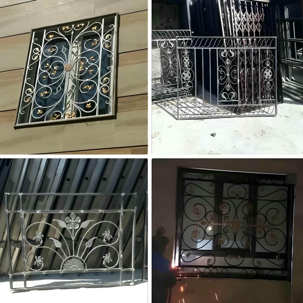 نصب حفاظ پنجره شیک قاب دار با مهار اصولی در خرم آباد