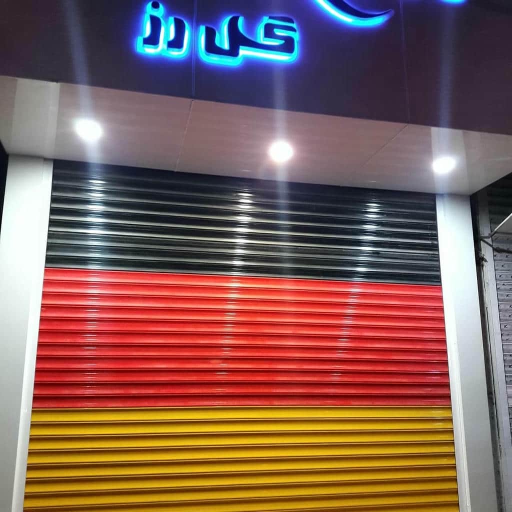 کرکره اتوماتیک ضد سرقت فروشگاهی با ریل تقویت‌شده در خرم آباد