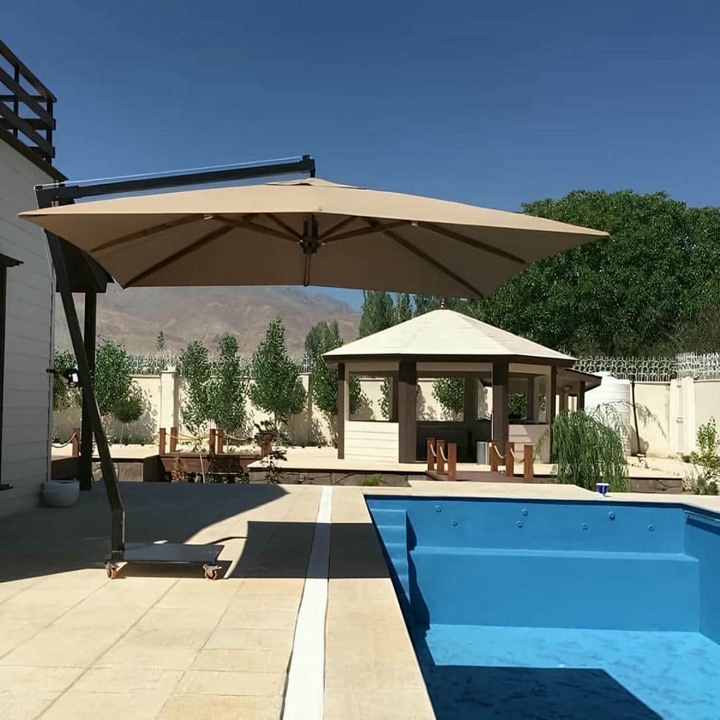 سایبان برقی برای پارکینگ در خرم آباد