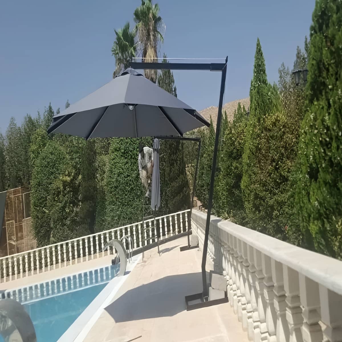 سایبان برقی برای رستوران‌ها در خرم آباد