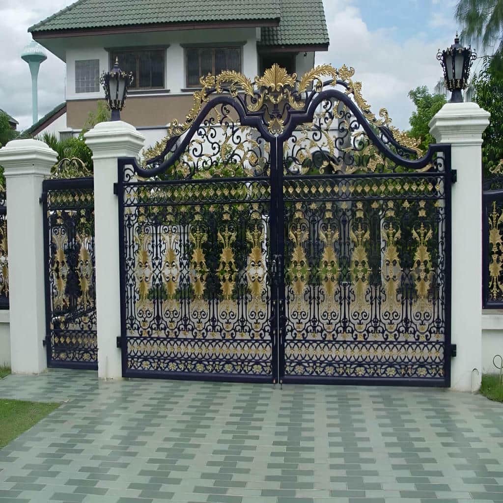 تولید درب پارکینگ CNC پنل فلزی با برش دقیق در خرم آباد