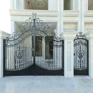 7 طرح درب حیاط بزرگ پارکینگ در خرم آباد