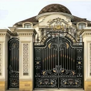 6 مدل درب حیاط نمای آجری در خرم آباد