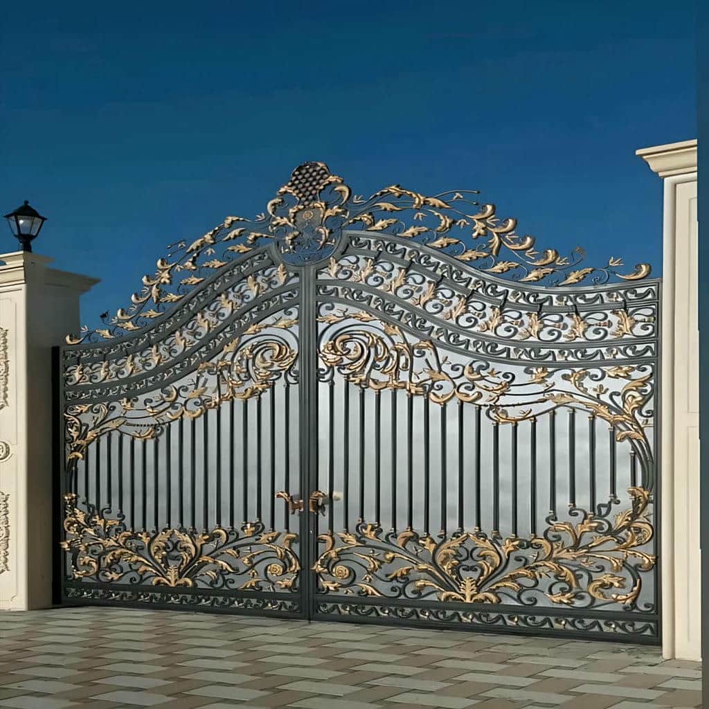 اجرای درب ریلی پارکینگ آماده موتور و دنده شانه ای در خرم آباد