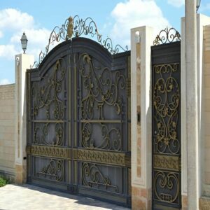6 مدل درب فلزی باغ دو لنگه در خرم آباد