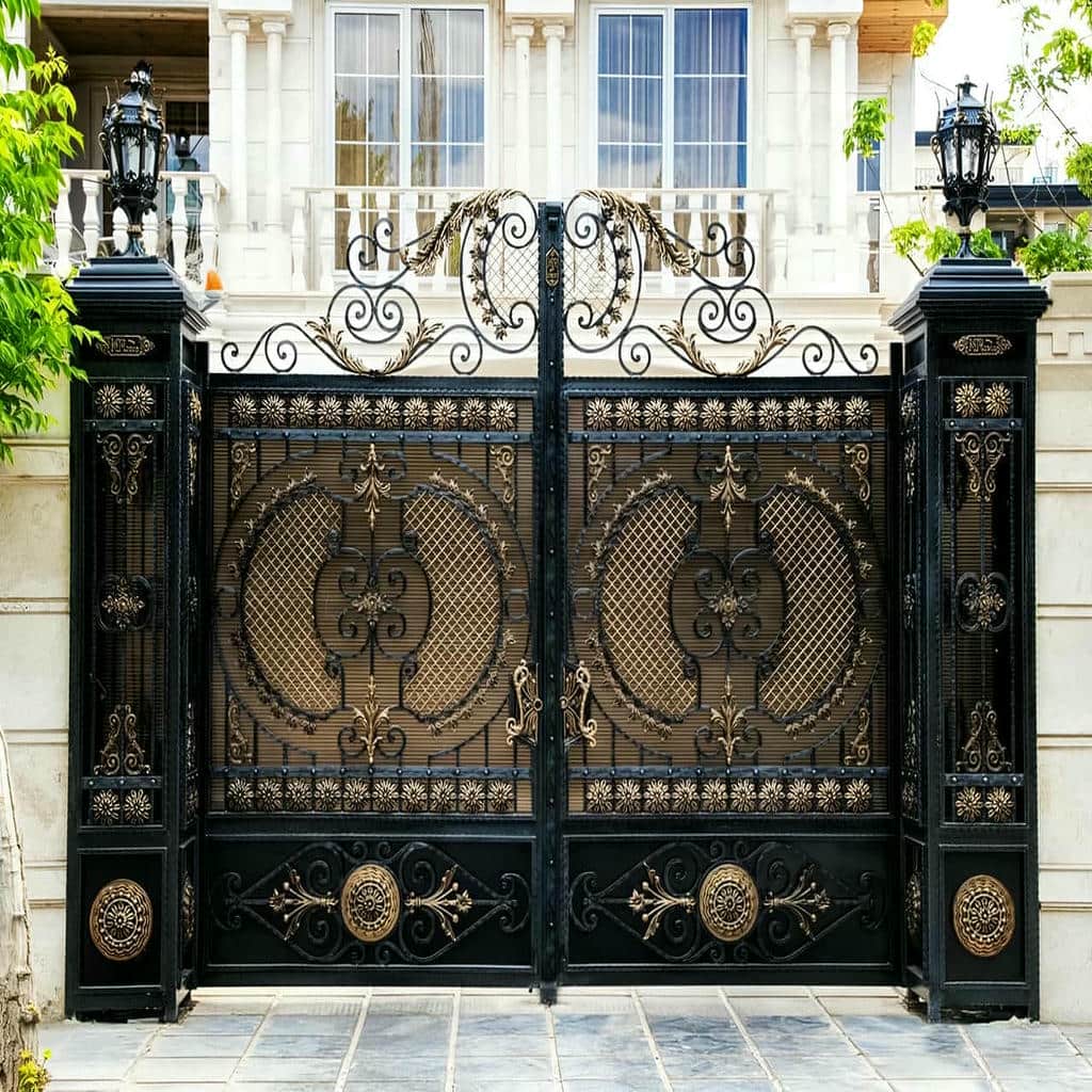 خرید درب ویلایی فرفورژه نمای رومی در خرم آباد