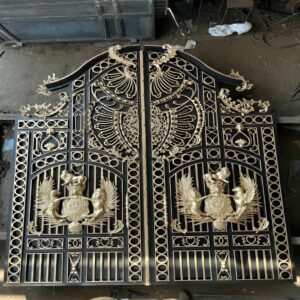 7 نمونه درب حیاط برش لیزری هندسی در خرم آباد