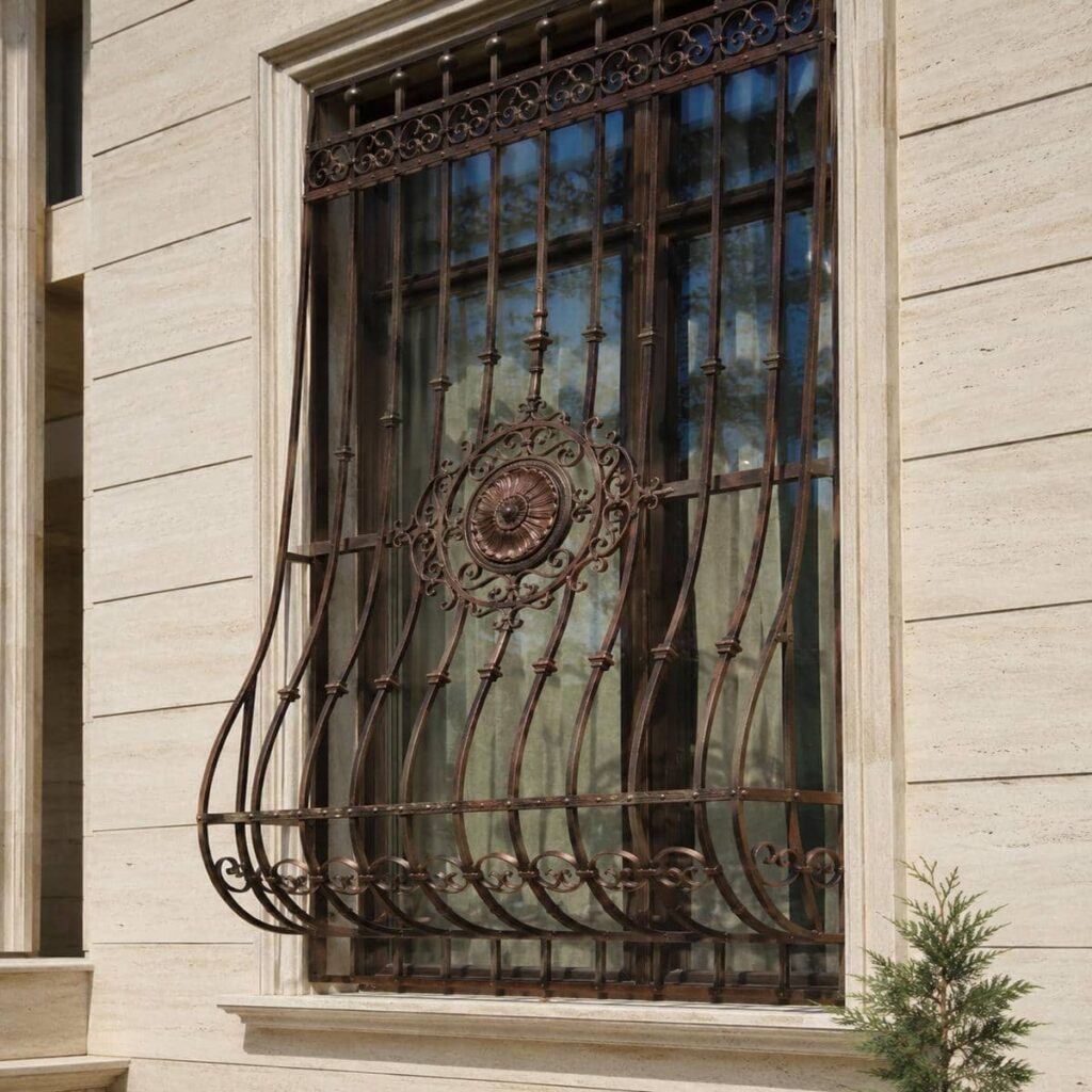 طرح هندسی حفاظ پنجره پروفیلی برای ساختمان در خرم آباد طرح هندسی حفاظ پنجره پروفیلی برای ساختمان در خرم آباد